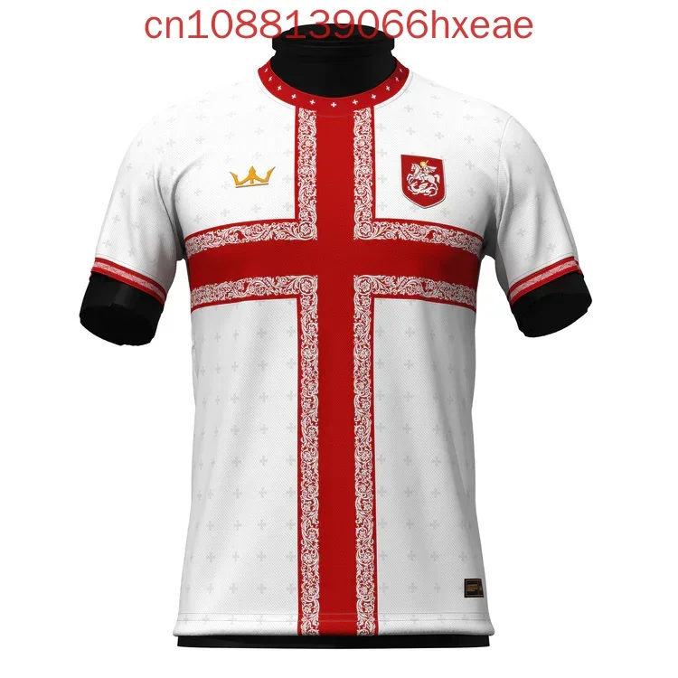 Summer Georgia Men T-shirt 3D Printed Fashionable Street Sports Round Neck T-Shirt Custom Name Number Football Jersey