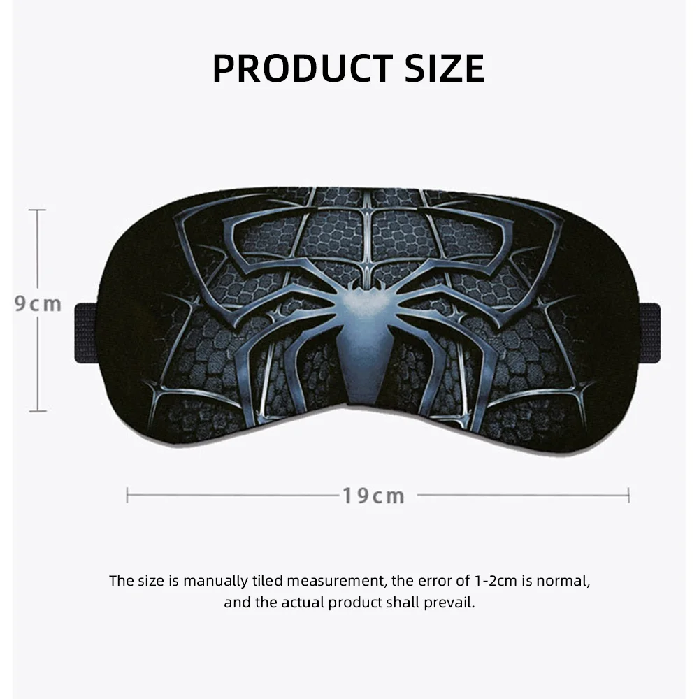 Cartoon Spider Sleep Eye Mask Soft Travel Nap Lightproof Sleeping Eye Covers for Children Lunch Break Blackout Eye Covers