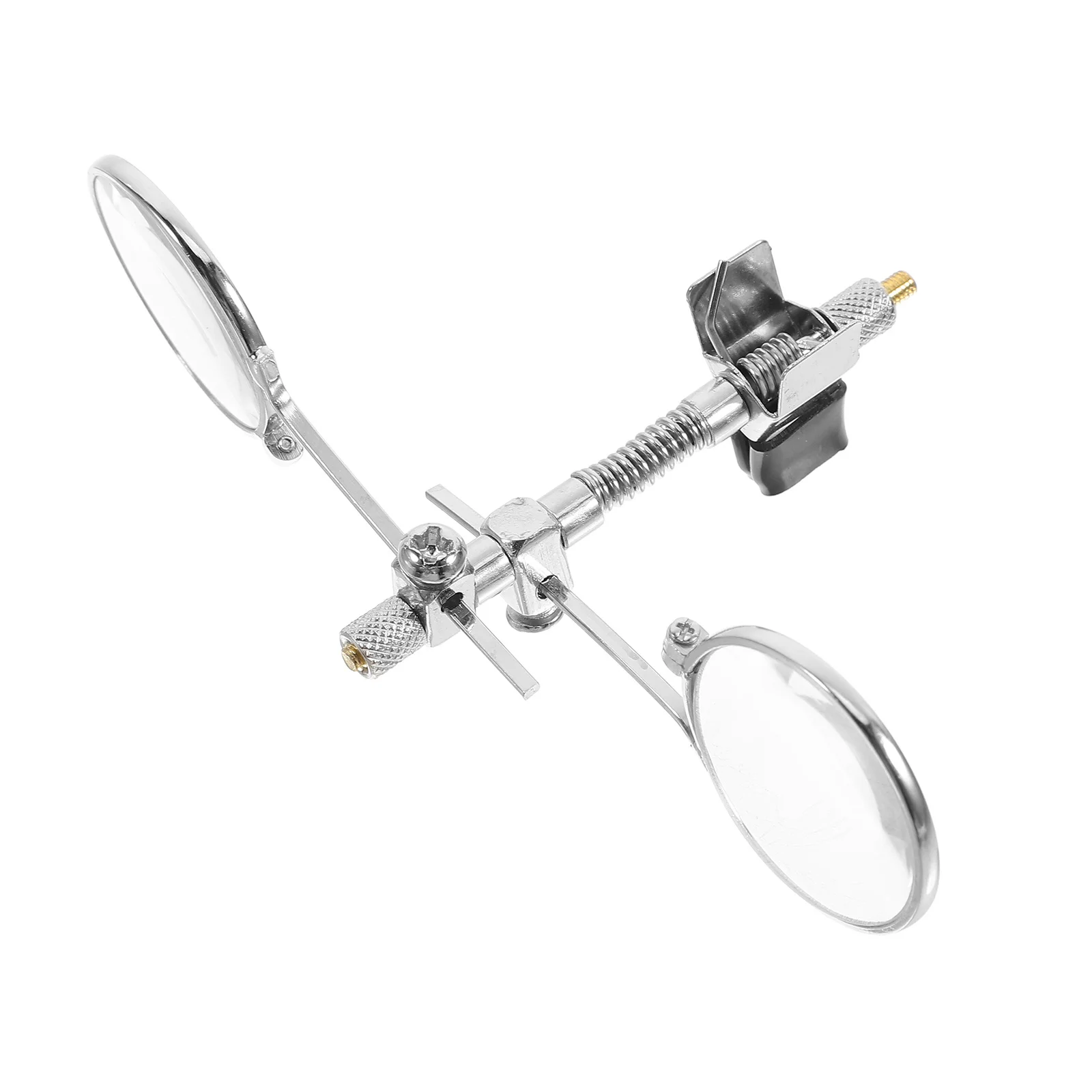 

Clip on 25mm Dual Lens Magnifier Eyeglasses 5x Zoom Jewelry Repair Loupe Precision Craft Jewelry Magnifier Magnifying Eyeglasses