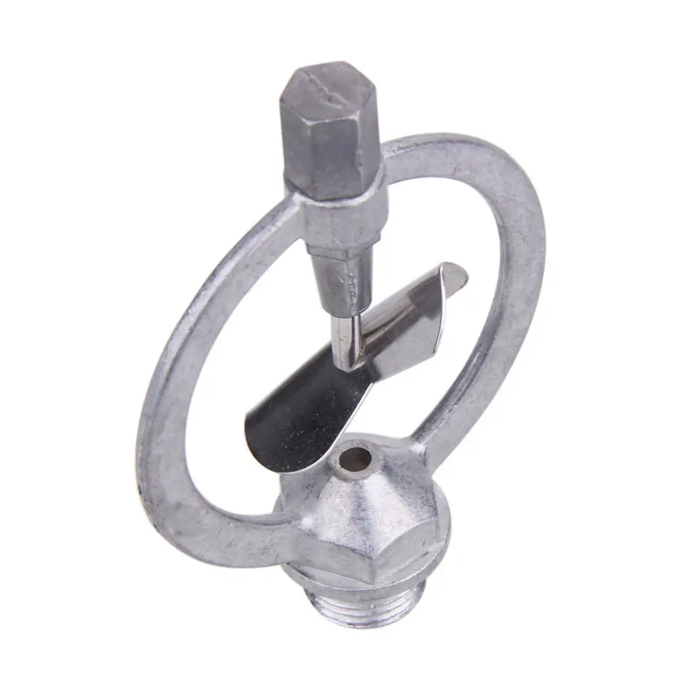 Alloy Rain Nozzle 360-degree Automatic Rotating Sprinkler Suitable for Lawn Irrigation Landscaping and Cooling.