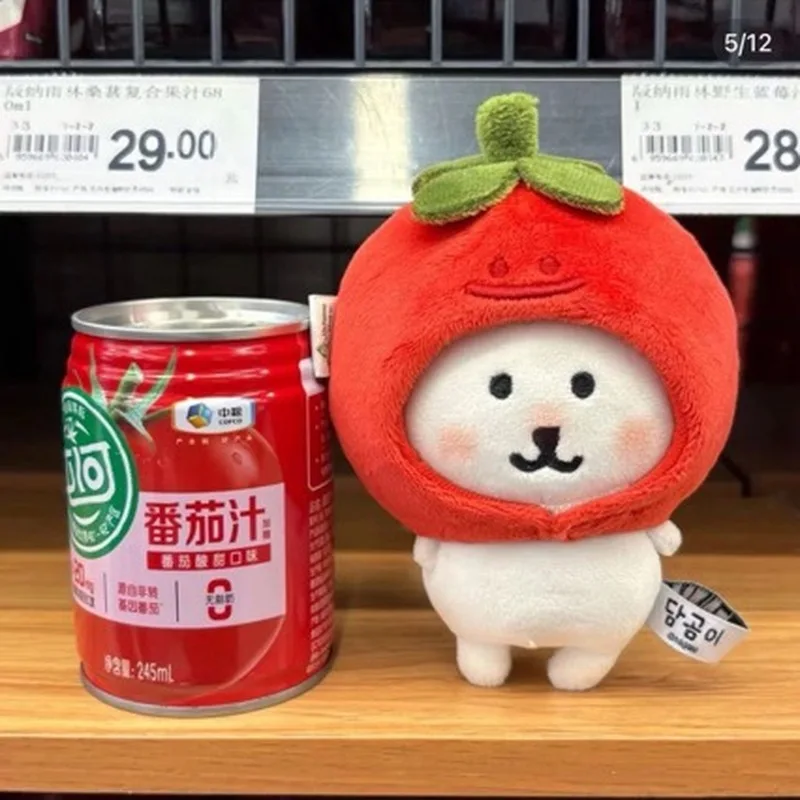 Para muñecas de 10-13cm, auriculares, serie de frutas y tomate, bonito vestido de osito, muñeca creativa, accesorios de auriculares para muñecas de algodón, novedad de 2025