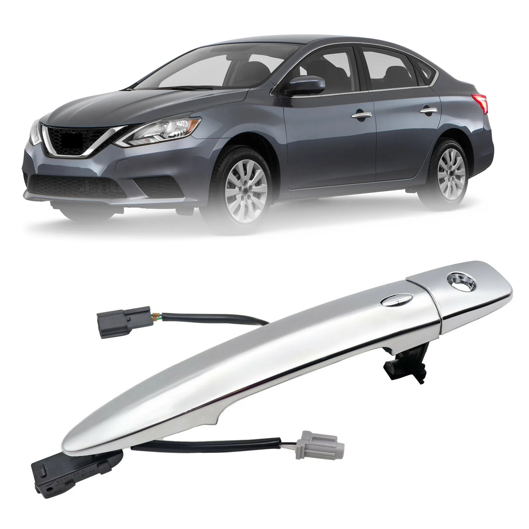 Pegangan pintu eksterior untuk Nissan Sentra 2013-2016 Maxima 2009-2014 12459871 pengemudi kiri depan eksterior Exterior