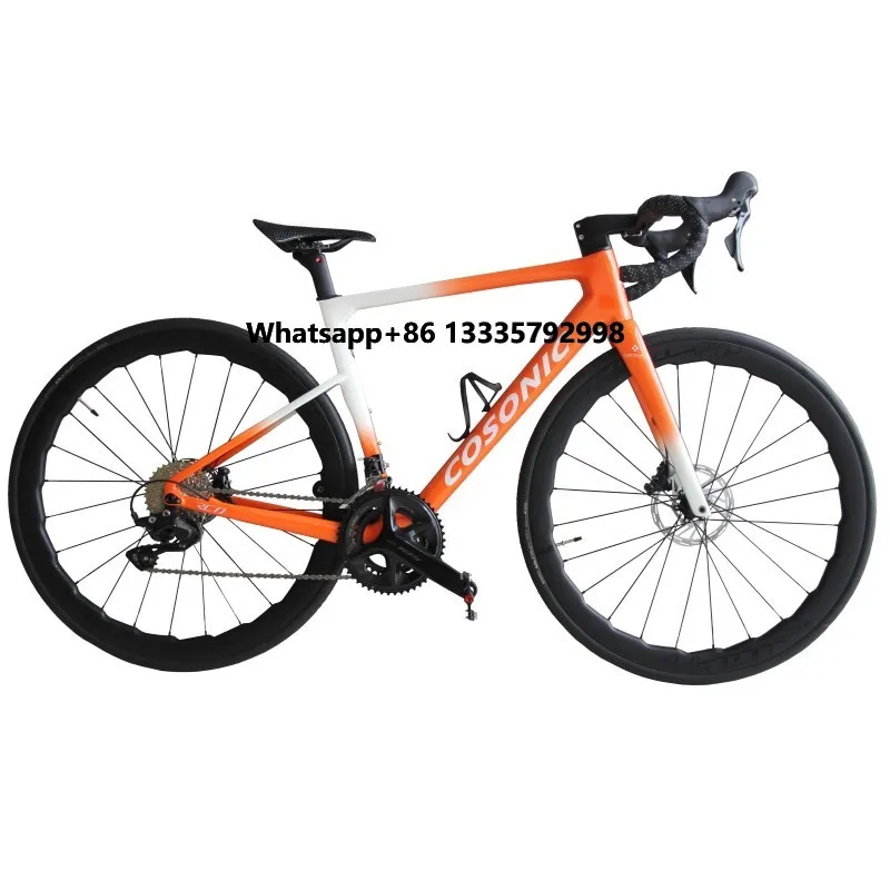 

New Ultra Light Fully Hidden Cable Type 700c Racing Road Bike Matt Ud Full Carbon Fiber Road Race Bicycle