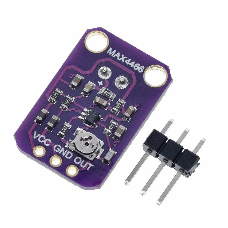 1/2-100/200 PçsGY-MAX4466 Sound Sensor Módulo Microfone Pré-amplificador Para Arduino