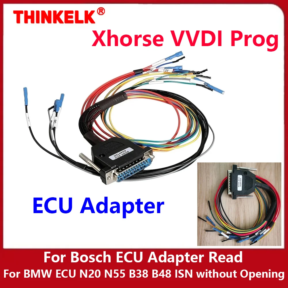 

Xhorse VVDI Prog For BMW ECU N20 N55 B38 ISN Without Opening For Bosch BOSH ECU Adapter Read
