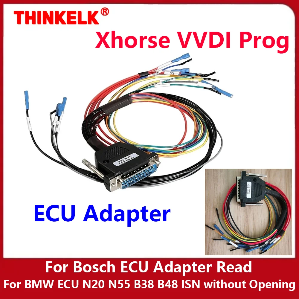 Xhorse VVDI Prog For BMW ECU N20 N55 B38 ISN Without Opening For Bosch BOSH ECU Adapter Read