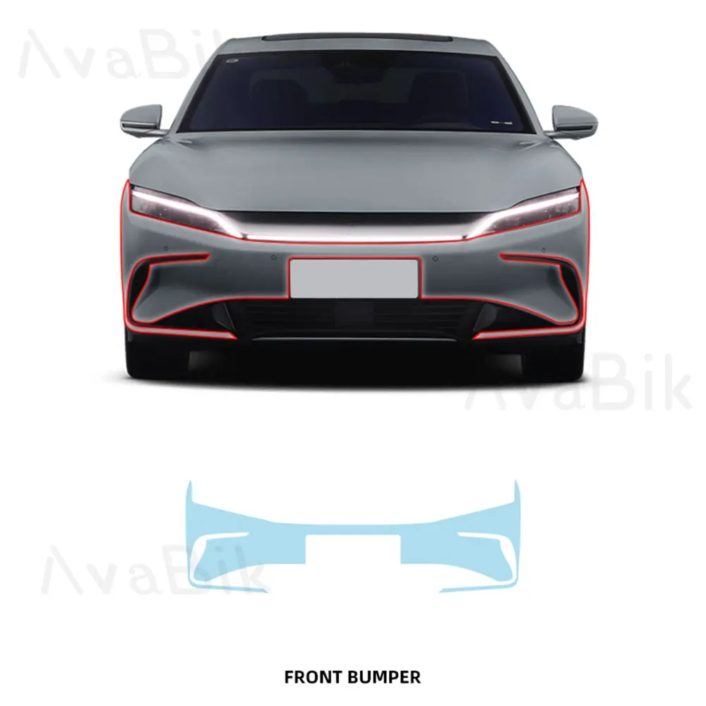 Película protectora precortada para BYD E-SEED GT TPU Scratch PPF guardabarros autocurativo antiarañazos 7,5 mil parachoques de coche PPF Kit Accesorios