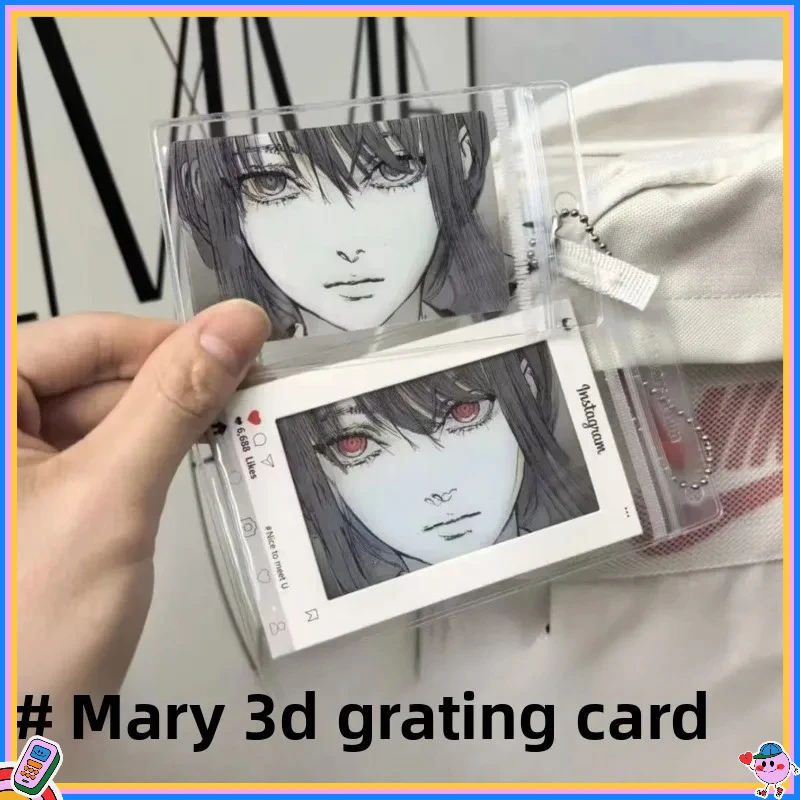 

Chainsaw Man Makima Raster Card Anime Roles Multi-change Toys Manga Raster Card Postcard Collection Card Figure Birthday Gifts