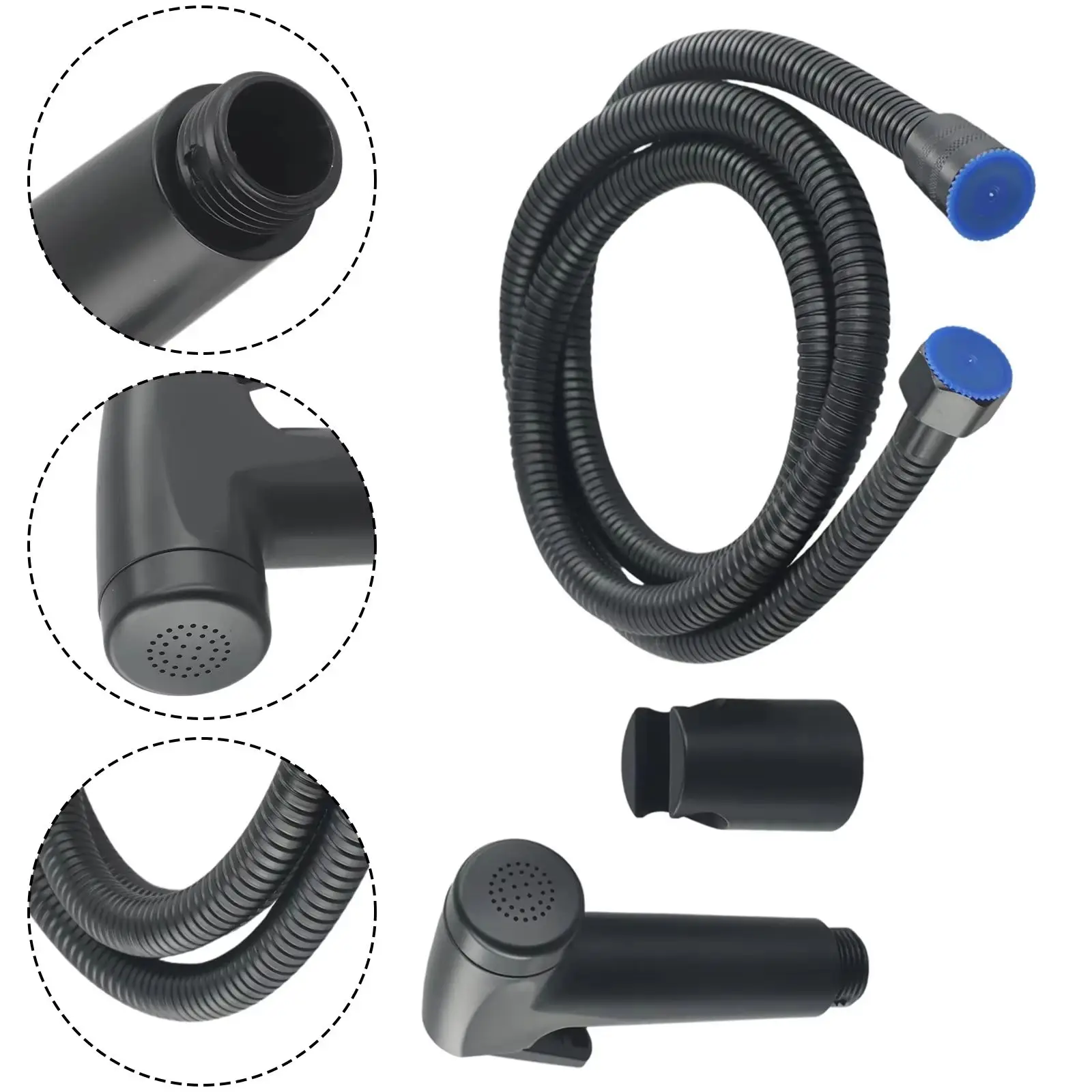 Handheld Hose Spray Sanitary Shattaf Kit Toilet Douche Bidet Head Shower Handheld Toilet Bidet Faucet Sprayer Shower Nozzle