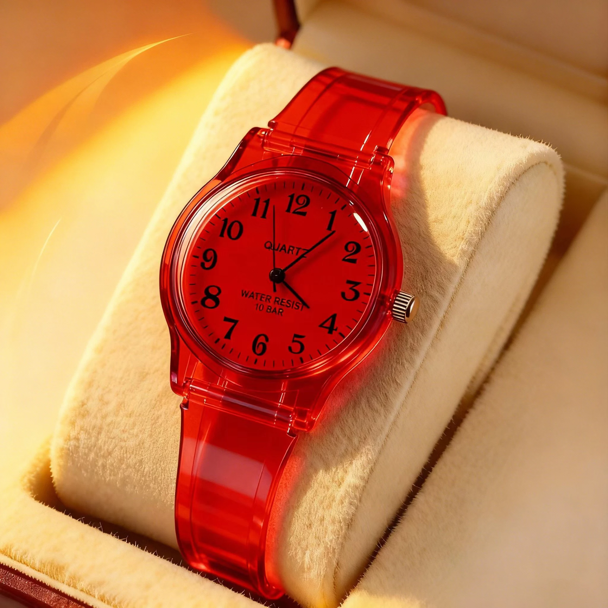 Nueva marca simple de silicona WOKAI, reloj de cuarzo informal, relojes de silicona de cristal para mujer, reloj de pulsera femenino, gran oferta