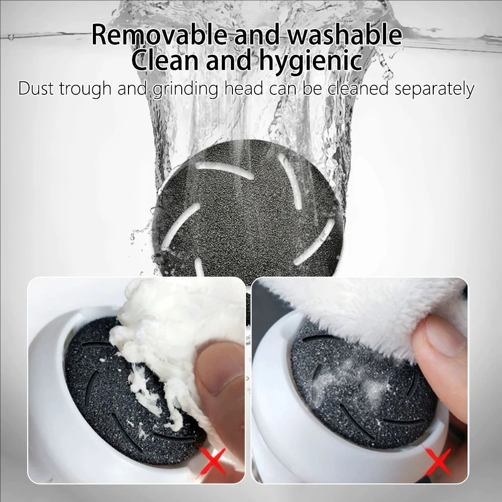 Elektrische Fuß Grinder Vakuum Adsorption Polieren Fuß Grinder Werkzeuge Fuß Schleifpapier Datei Abgestorbene Haut Kallus Entferner Pediküre