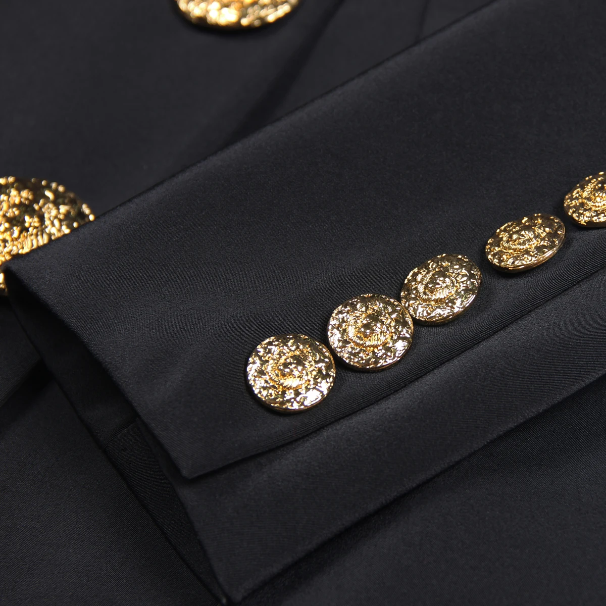 Primavera e autunno nuovo temperamento alla moda pendolarismo socialite scollo a V slim fit tre bottoni manica lunga abito cappotto