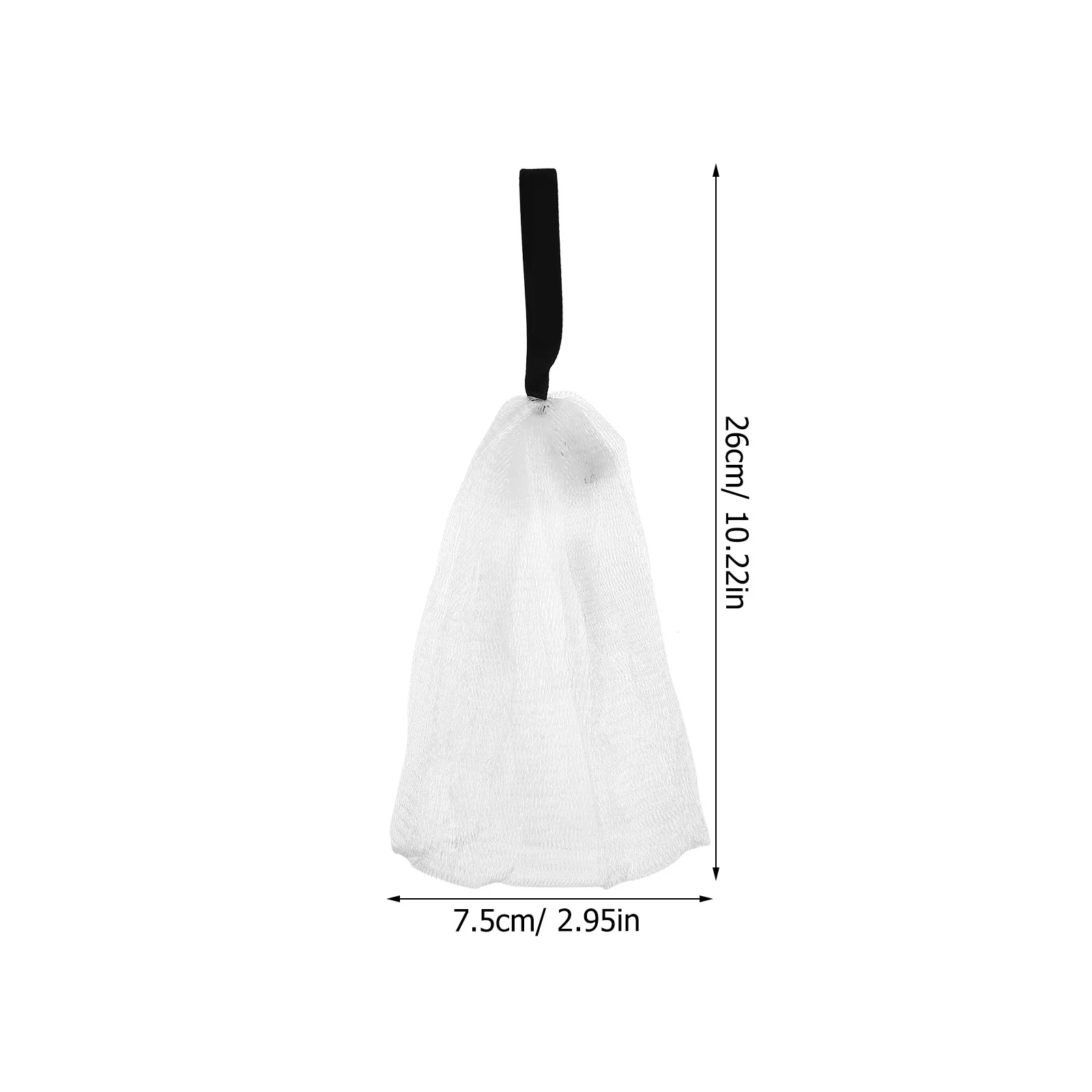 20 قطعة أكياس الصابون الشبكية بطبقة مزدوجة أكياس حمام رغوة ملونة للاستحمام هلام الجسم فرك تخزين كيس فقاعات التوقف خفيفة الوزن #5