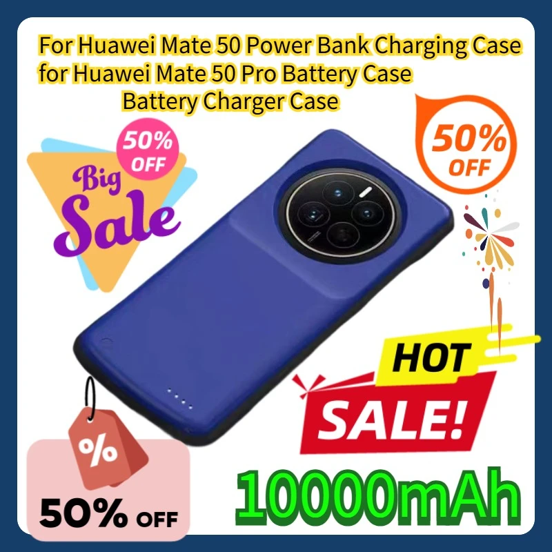

For Huawei Mate 50 Power Bank Charging Case for Huawei Mate 50 Pro Battery Case 10000mAh Battery Charger Case