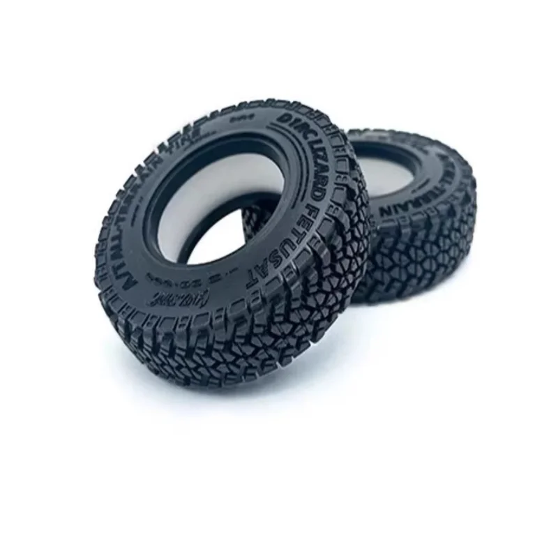 4PCS 1.9-inch Rubber Tires 95mm for 1/10 RC Crawler Car TRX4 Defender Bronco SCX10 90046 RC4WD D90 Jeep Chevrolet TF2 TRX6 G63