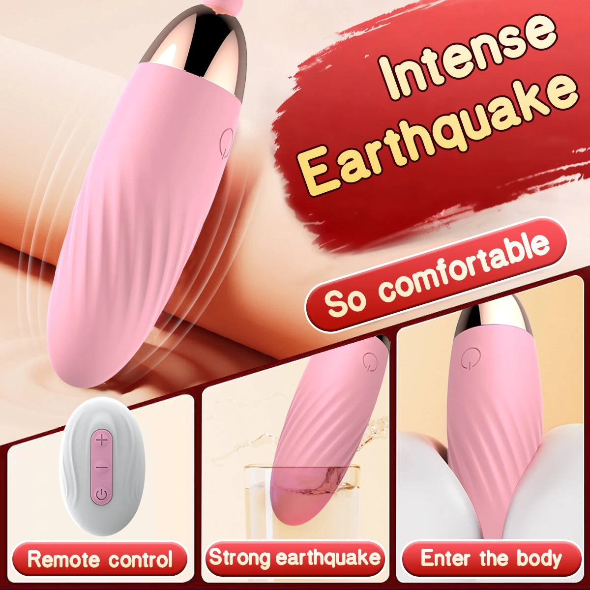 Luxurious Field Wireless Control G Spot Vibrator for Women Dildo Clitoris Stimulator Vagina Love Egg Panties Sex Toys for Adults view 3