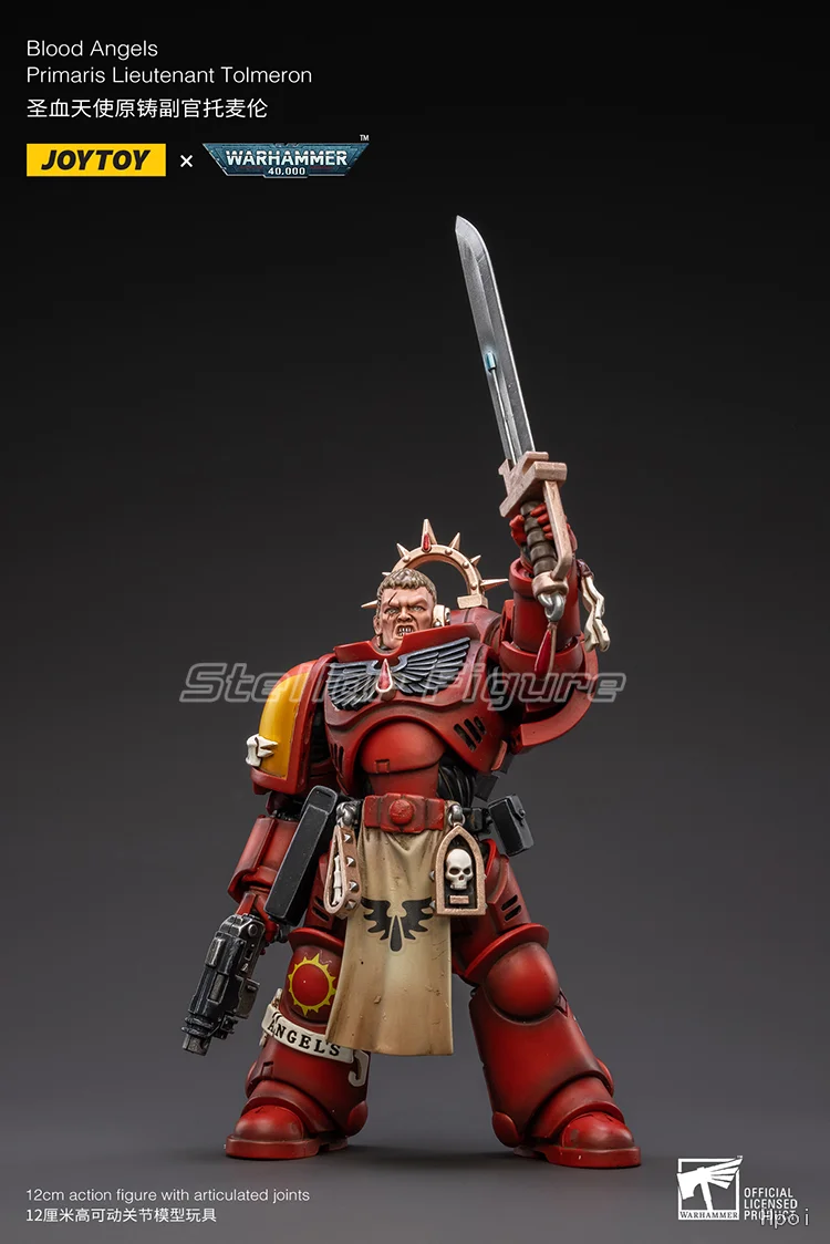 

【SF】JOYTOYS 1/18 Action Figure Blood Angels Primaris Lieutenant Tolmeron Model Toys Gifts Collection Ornaments