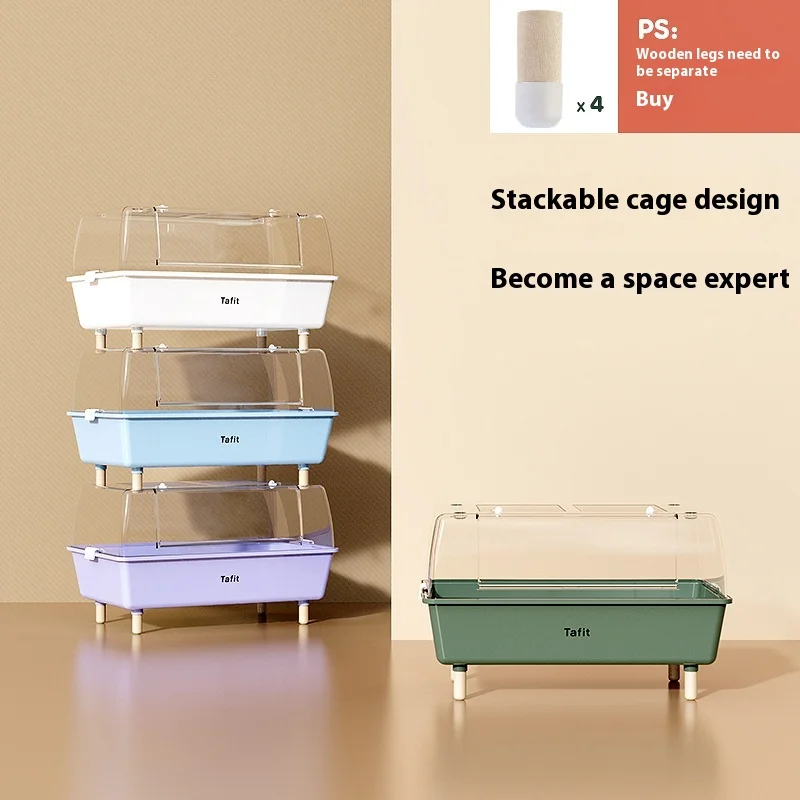 for Wholesale Transparent Acrylic Hamster 62 Cage Small Animal Supplies With Plastic Landscaping House For Breeding Boxes