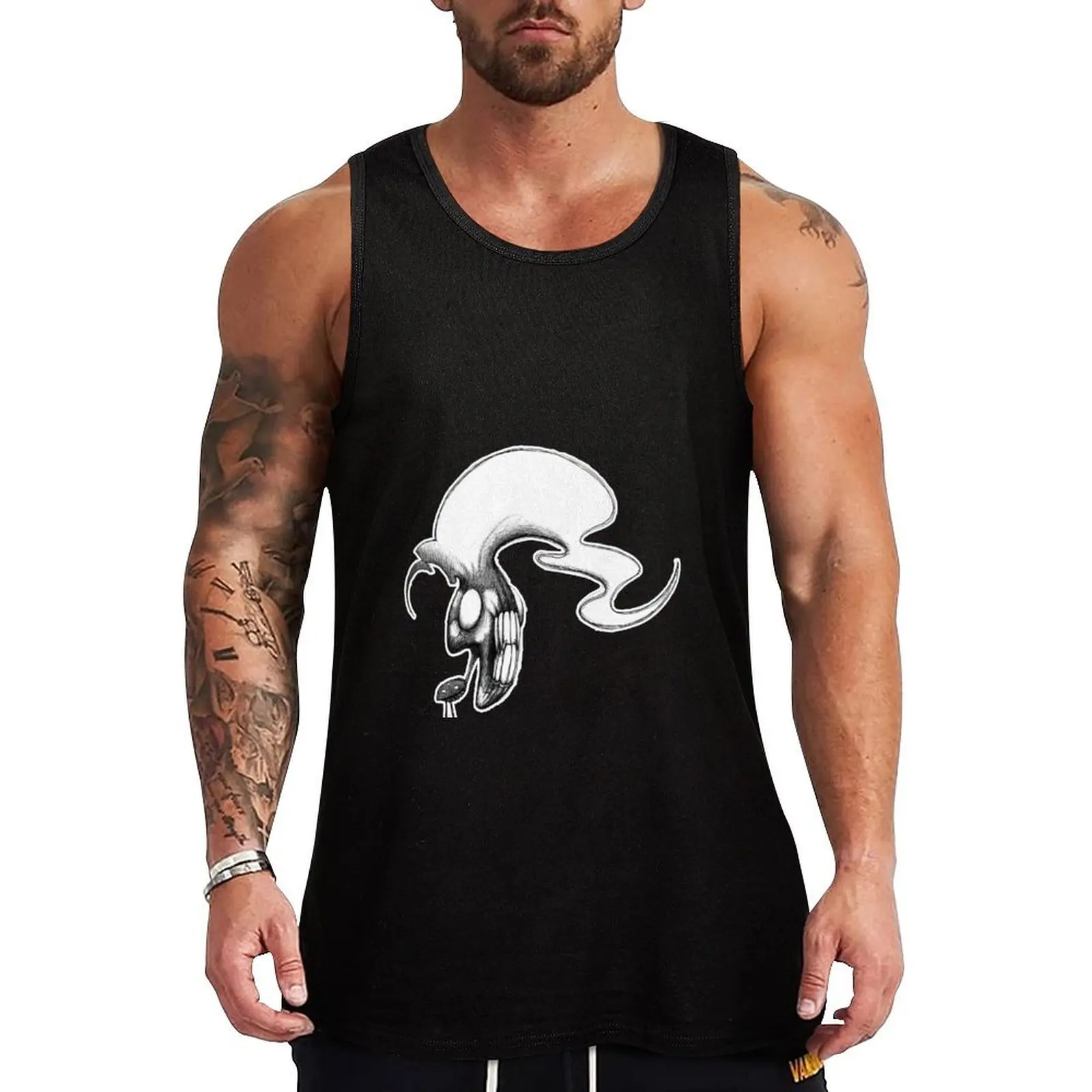 M Blackwell - Toothy Bug Hair Guy Thing 01... Tank Top Light Airy Tank Top Summer Breathable Sleeveless