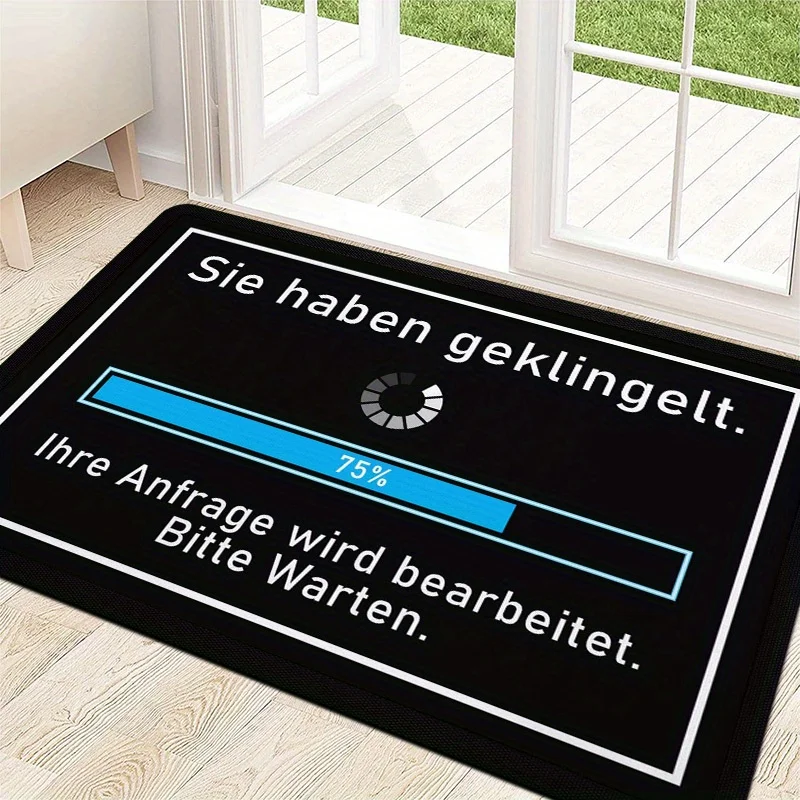 

Funny Proverb Door Mat, for Kitchen, Restaurant, Corridor, Bathroom, Bedroom, Study, Computer Room, Entrances, Home Decoration