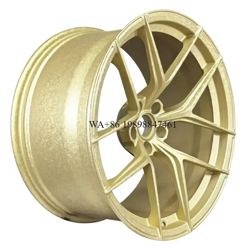 for HZR Aluminium Alloy Forged Multi Spoke Chrome Ice-flower and Carbon-fiber-patterned Replacement Wheels New