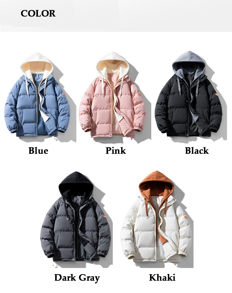 Winter Wattierte Jacke Frauen Patchwork Verdickt Winddicht Reise Casual Mäntel Männer Warme Bequeme Camping Mode Sport Jacke – Detail 7