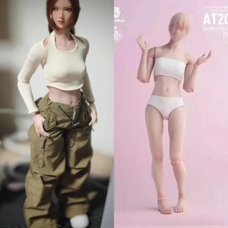 

Куклы-фигурки Worldbox AT210 AT201 AT202, масштаб 1/6, супергибкое тело женской осьминоги с полными бедрами и суставами, 27 см