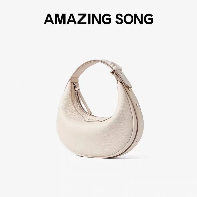 

Amazing Song Trend Fashion Half Moon Bag New Style Luxury Brand Designer Saddle Bag Party shoulder crossbody bag