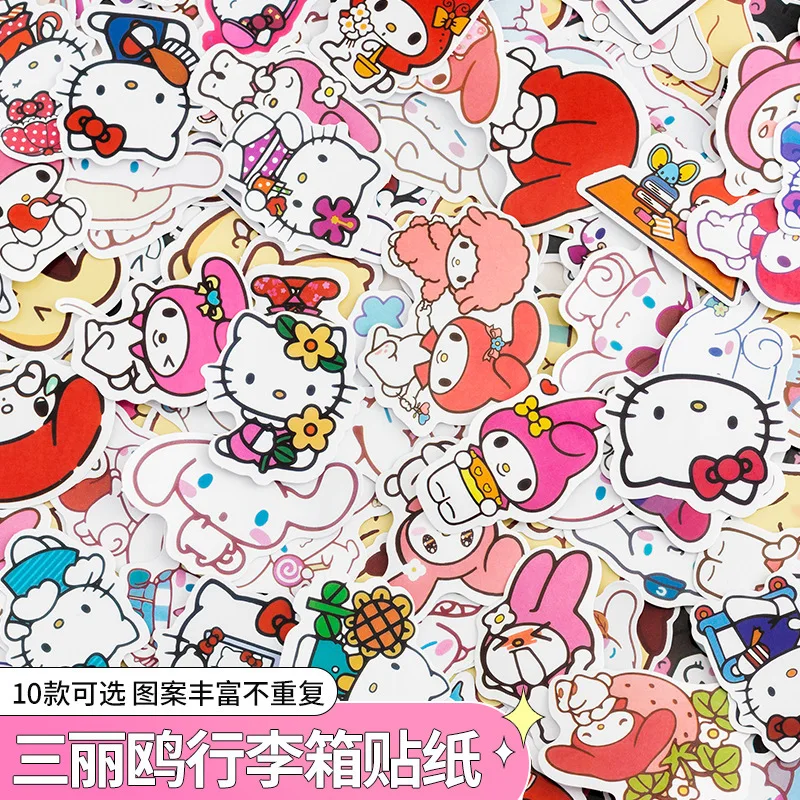 Sanrio-防水ステッカー,50個,Bluetooth