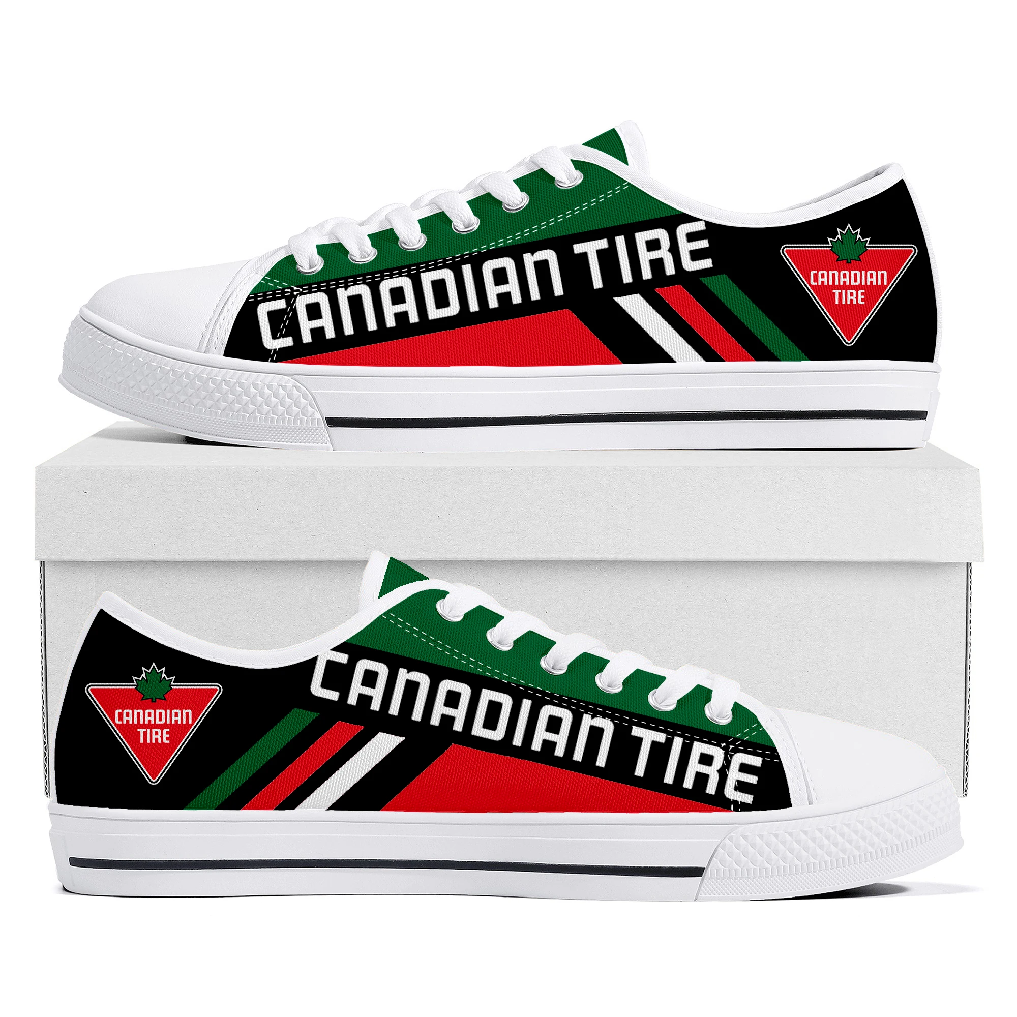 Canadian Tire Logo Low Top High Quality Sneakers Mens Womens Teenager Tailor-made Shoe Canvas Sneaker Casual Couple Shoes