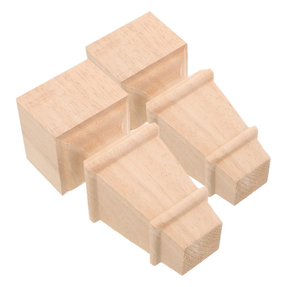 

2Pcs Wooden Furniture Legs Sturdy Natural Wood Table Legs for Cabinets Chairs Coffee Table Feet Decorative Leg Accessories