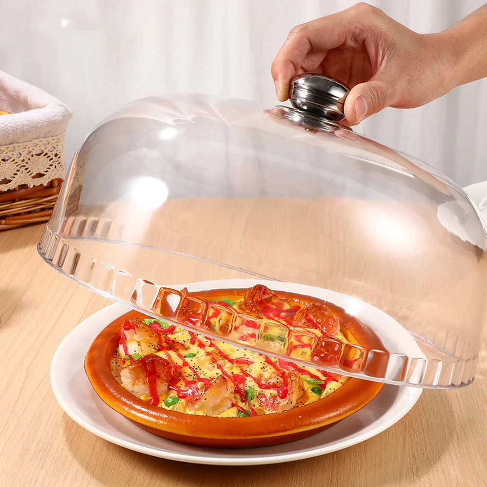 قطعتان من غطاء الكيك، واقي الكيك البلاستيكي الشفاف للاستخدام الداخلي والخارجي، أغطية الطعام للخارج #2
