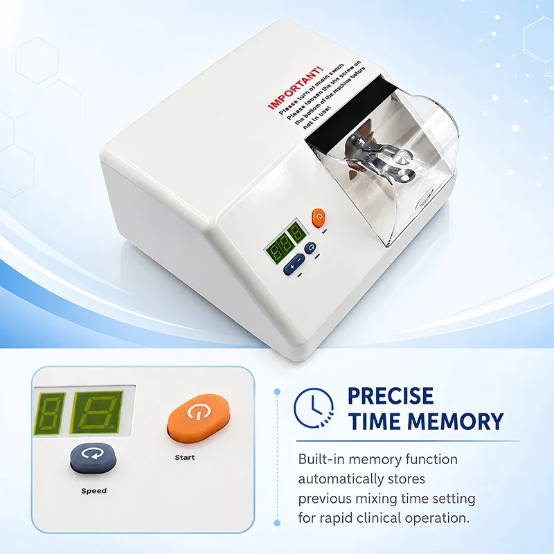 VV Digital Dental Amalgamator High Speed Capsule Mixer 110V/220V Clinic & Laboratory Amalgam Capsule Mixing Machine