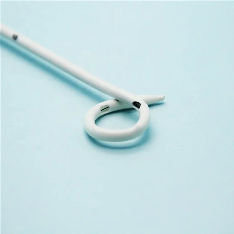 medical locking mechanism one step pigtail hydrophilic coated biliary drainage catheter