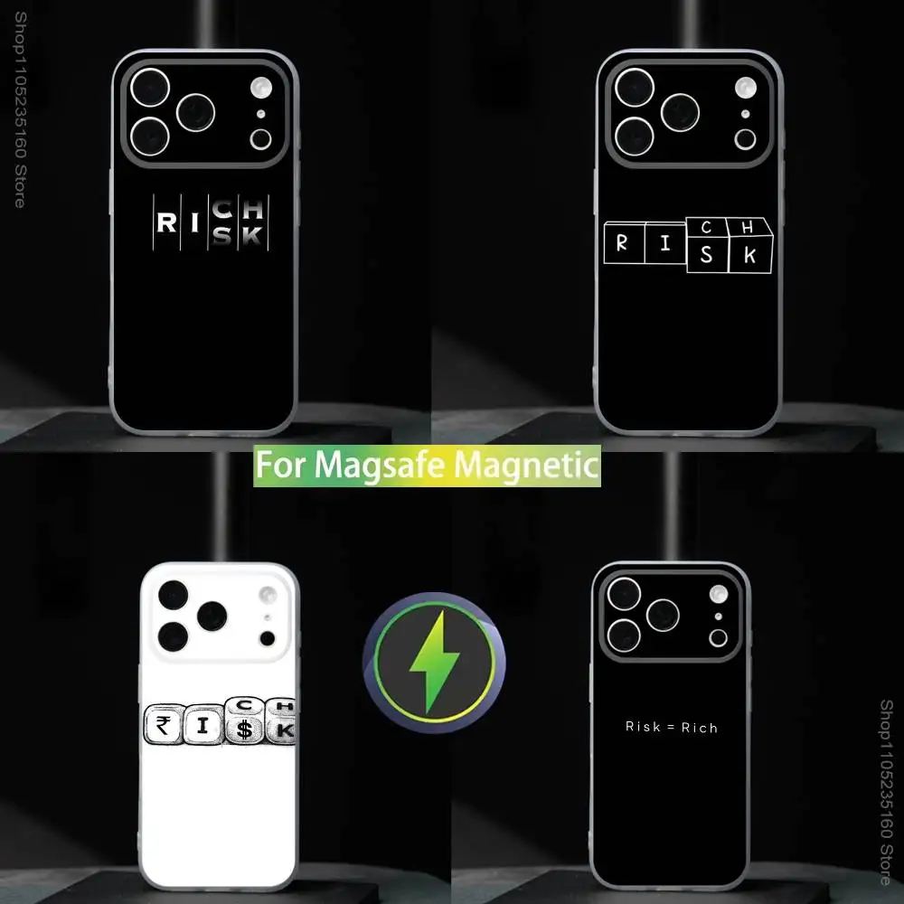 

Day Trader Trading RISK Phone Case For iPhone 17,16,15,14,13,12,11,Pro,Max,Plus,Mini,SE4,E For Magsafe Wireless