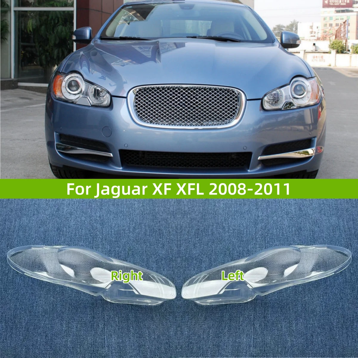 

For Jaguar XF XFL 2008 2009 2010 2011 Car Products Headlights Cover It has good transparency and light transmission