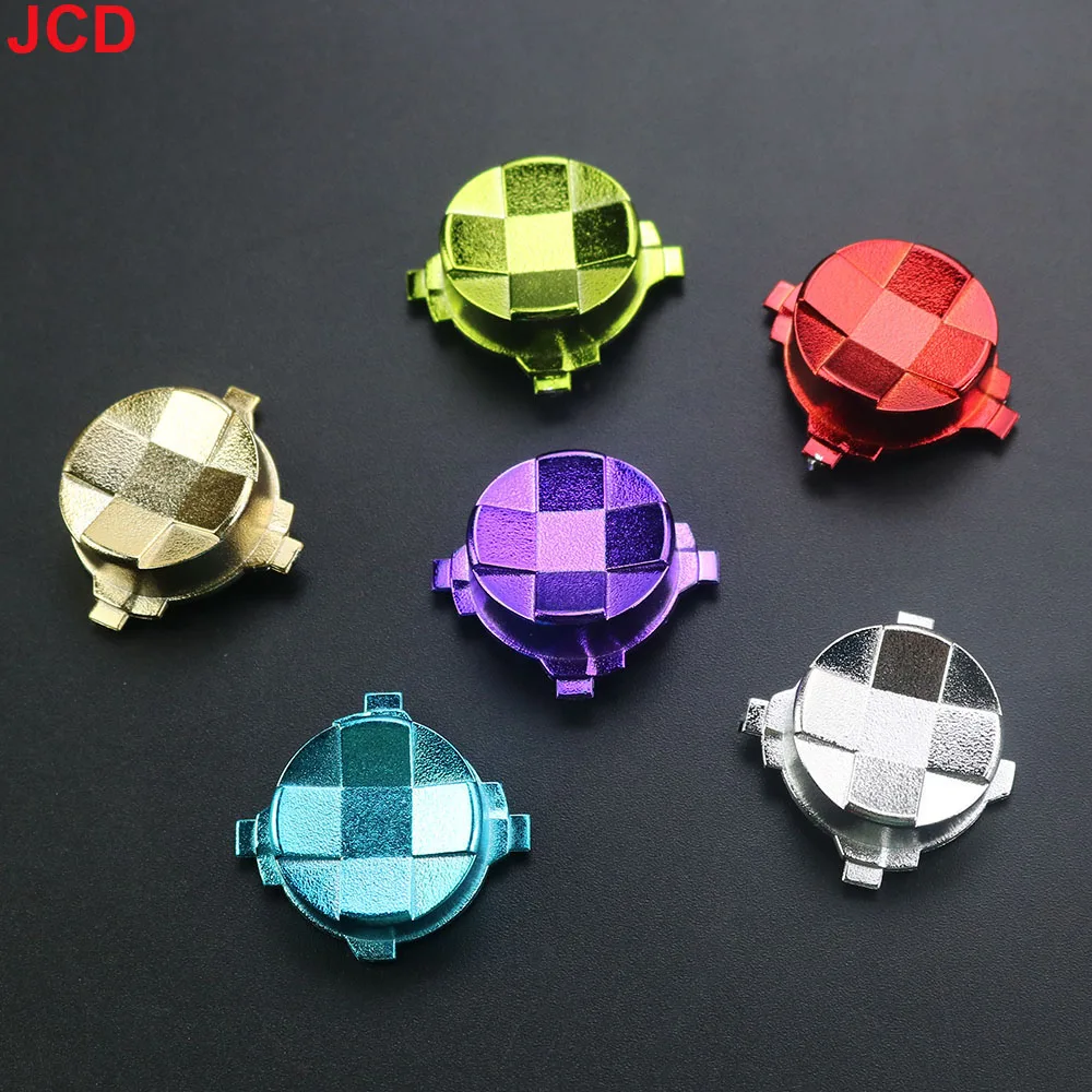 

JCD Chrome Thumbstick Sticks Analog Cross Buttons Dpad D-pad Key Direction Button For Xbox Series x s Controller Joystick