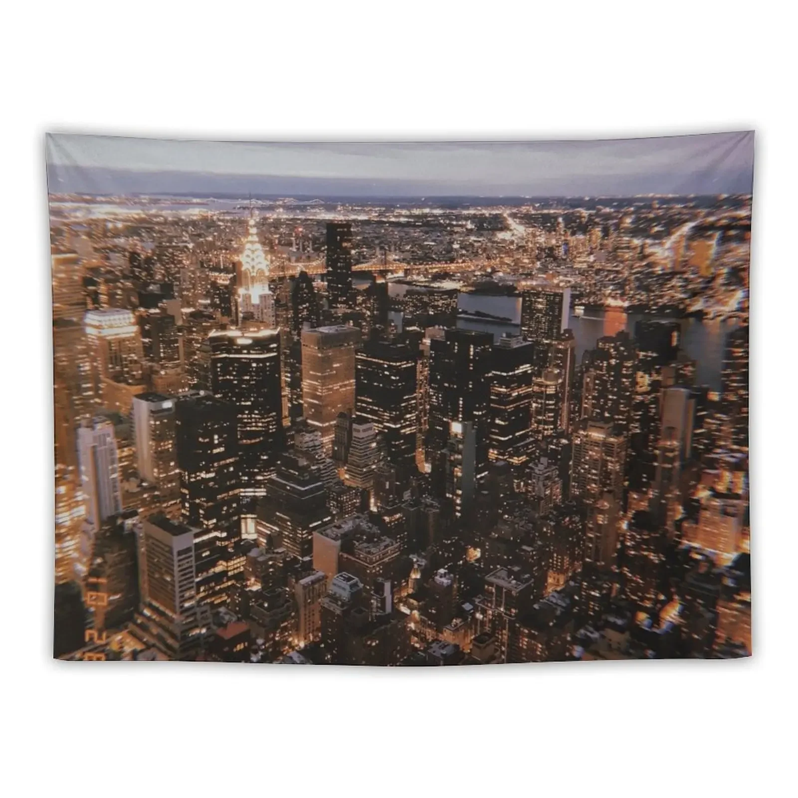 

New York at Night Tapestry House Decoration Home And Comfort Decor Japanese Room Decor Tapestry