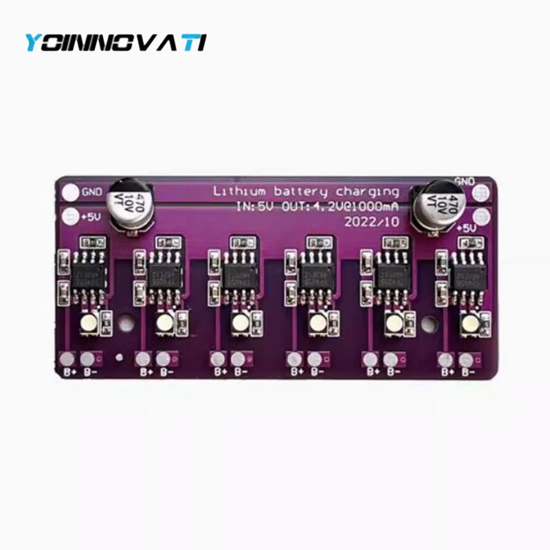 1000mA 6S Li-ion Lithium Battery Charger Board DC 5-6V to 4.2V 1A Battery Cell Packs in Parallel TP4056 Charge Charging Module