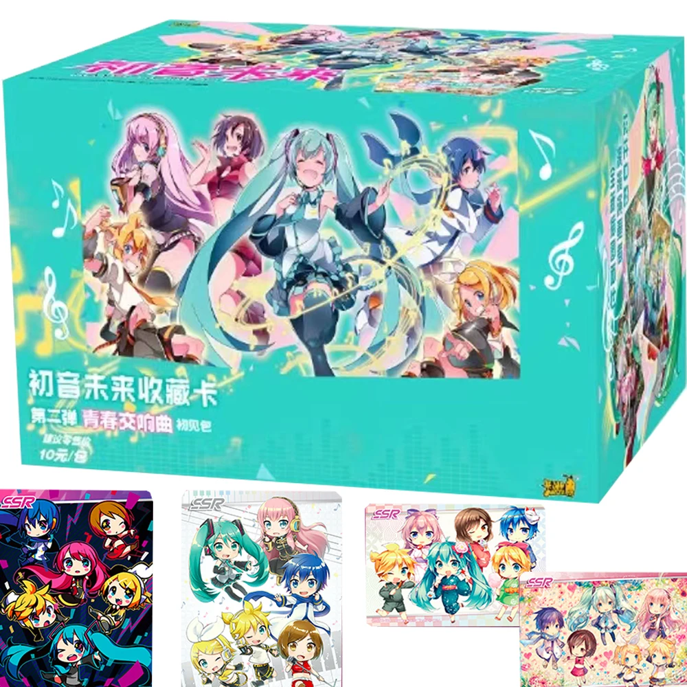 

Genuine KAYOU Hatsune Miku Collection Cards Classic Japanese Anime Virtual Characters Theme Cards Birthday Gift For Children