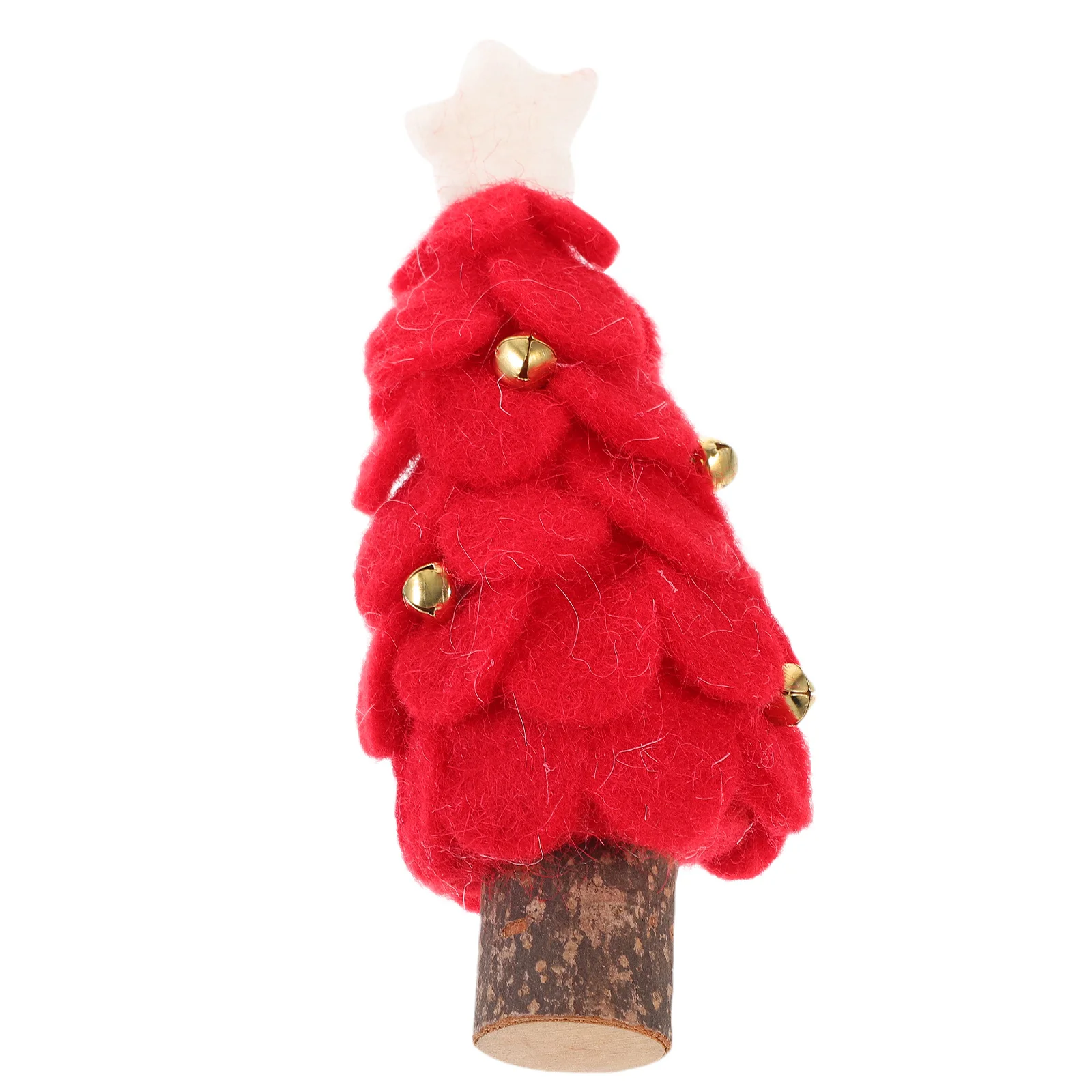 

Wool Felt Small Christmas Tree Ornament Elegant Xmas Felt Desktop Decoration Holiday Party Adornment Festival Tree