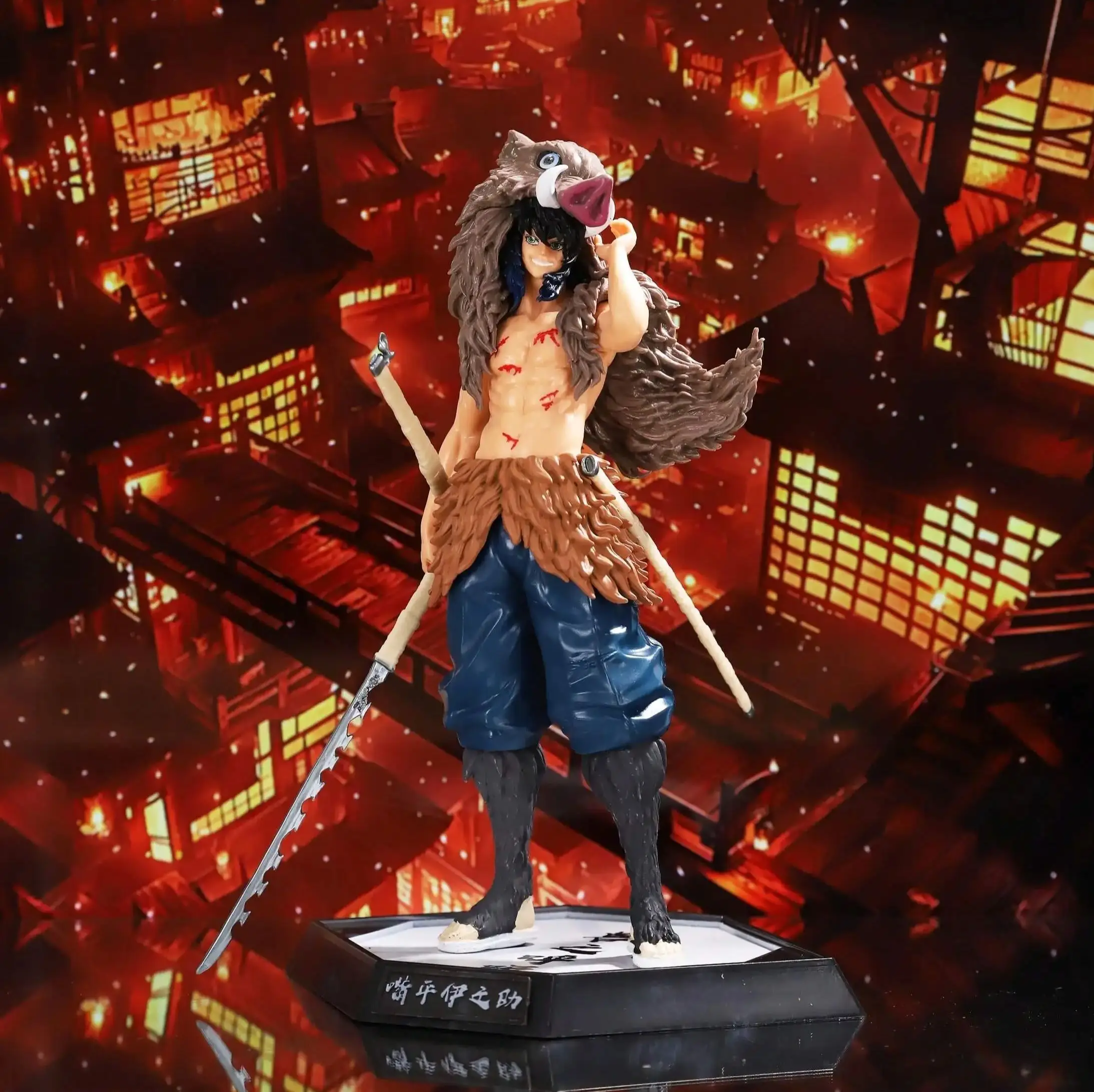 Figuras exquisitas de Demon Slayer: Inosuke Hashibira, Tengen Uzui, Sanemi Shinazugawa, Shinobu Kocho, Gyomei