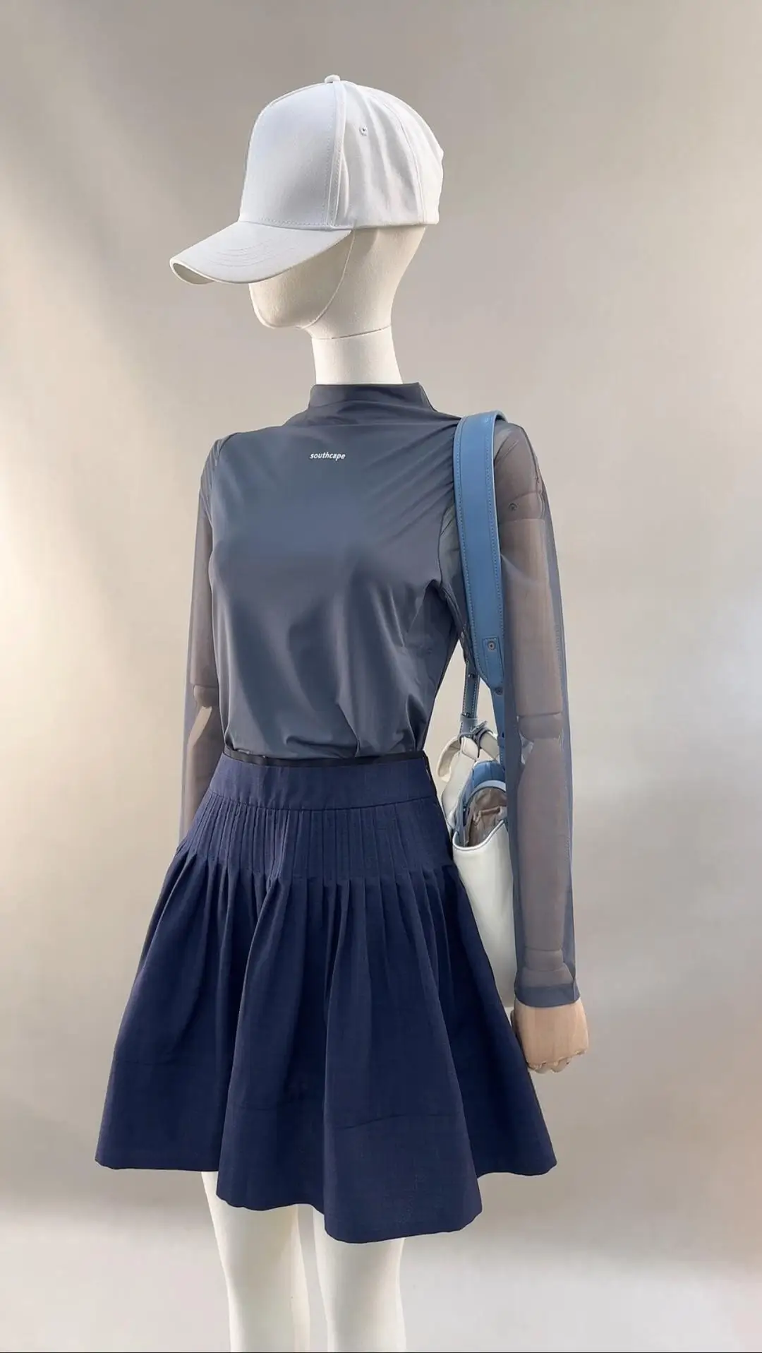 Women Versatile Athletic Golf Skirt High Waist A Line Silhouette Loose Casual Breathable Half Skirt