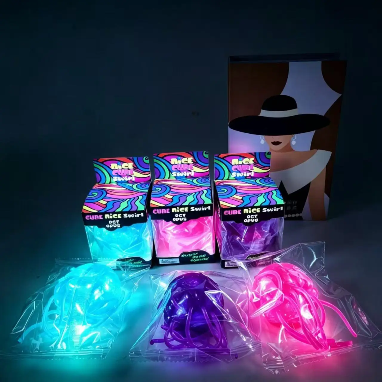 stress-relief-toy-glowing-nighttime-octopus-squeeze-fun-unique-toy-slow-rebound-water-play-eight-armed-jellyfish-toy