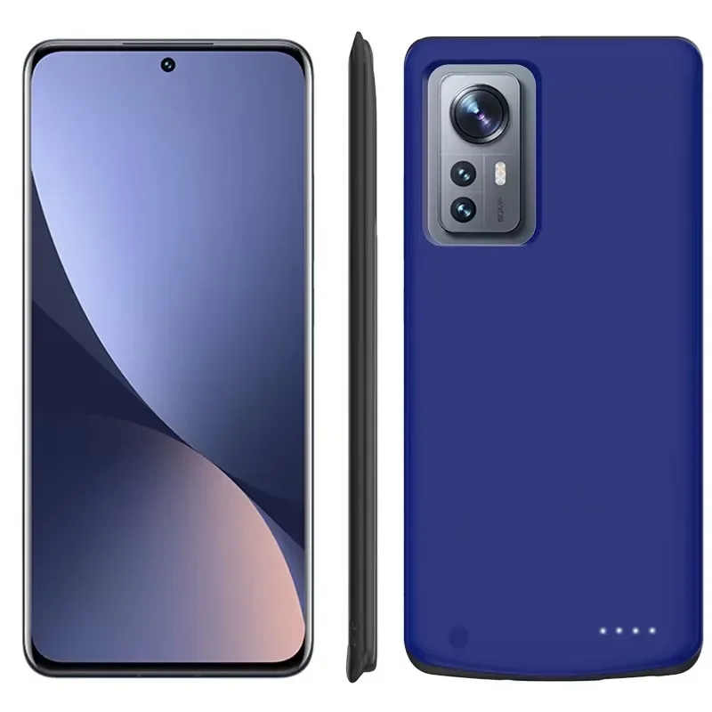 Novo 10000mah para xiaomi 12 12pro 12x 12t 12tpro clipe traseiro bateria banco de carregamento portátil caso do telefone móvel fonte alimentação móvel