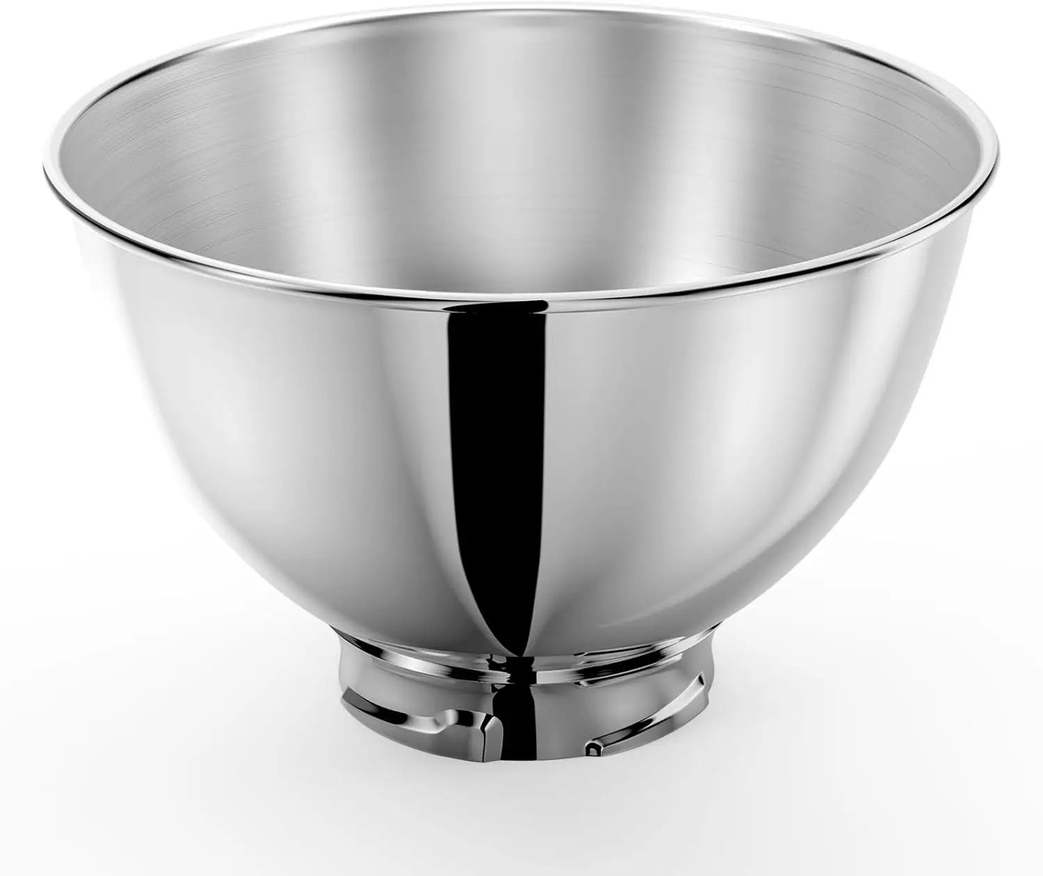 Para tazón de acero inoxidable de 3 cuartos para batidoras con cabezal inclinable KitchenAid de 4,5 qt y 5 qt, no compatible con KitchenAid Artisan Mini 3.