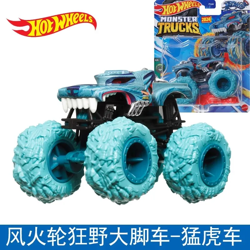 Genuine Hot Wheels Crushed Car Monster Trucks Boys Toys 1:64 Diecast Mega Wrex Barbie Beast Bashers Crash Legends Birthday Gift