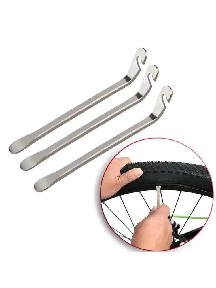 AliExpress NONE 3PCS Bicycle Tyre Lever Tube Repair Service Carbon Steel Heat Treatment Cycling Tool Bike Tire Opener Crow Bar Remover Tool