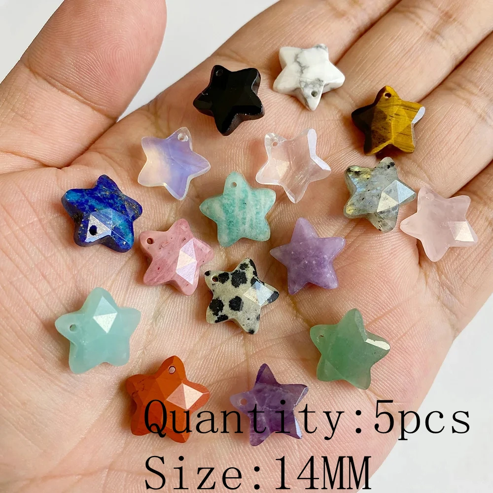 5Pcs Mixed Natuursteen Hanger Charms Willekeurige Gem Quartz Jaspers Maken Sieraden Accessoires Voor Vinden Diy Kettingen Oorbellen