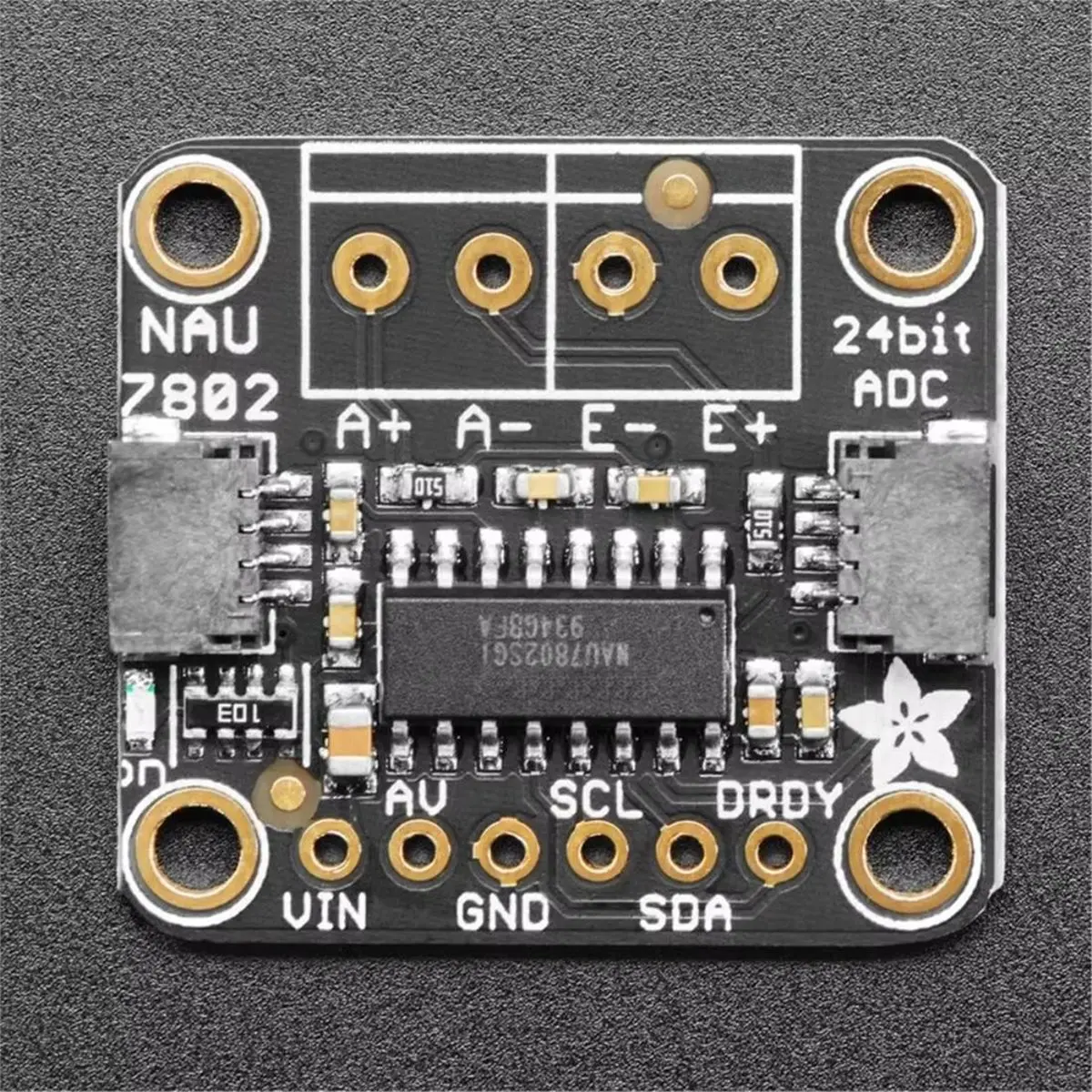 ABAN 4538 for NAU7802 24-Bit ADC - STEMMA QT / Qwiic Interface, Load Cell Amplifier Board for
